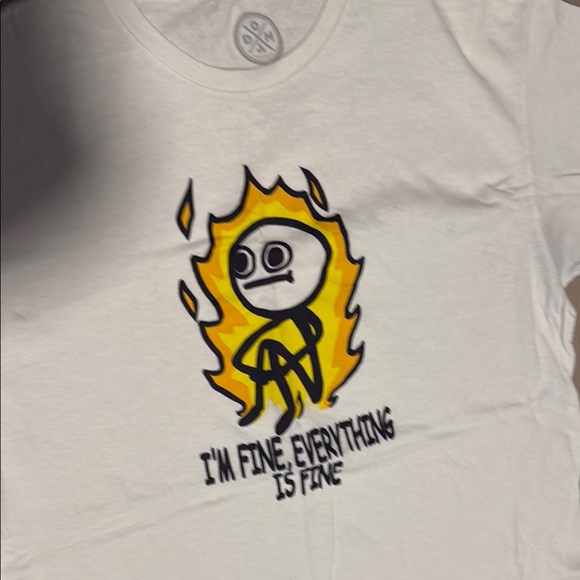 Graphic White T-Shirt - Picture 2 of 2